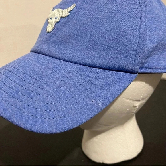 Under Armour Women's UA Strong Project Rock Adjustable Hat Cap Blue With Logo - Picture 5 of 9